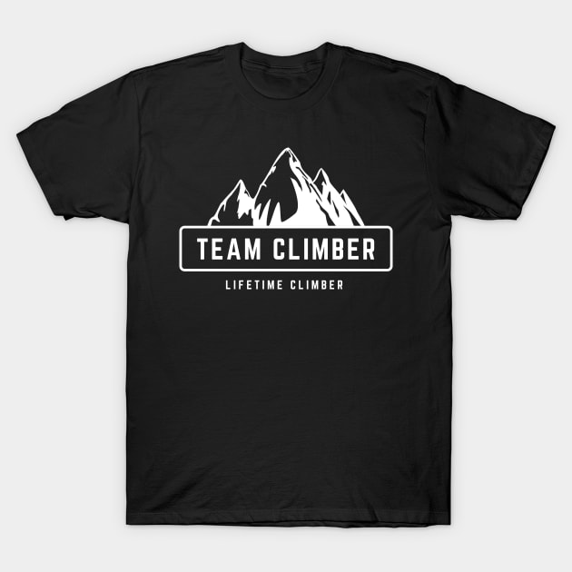 Team Climber T-Shirt by Climbinghub